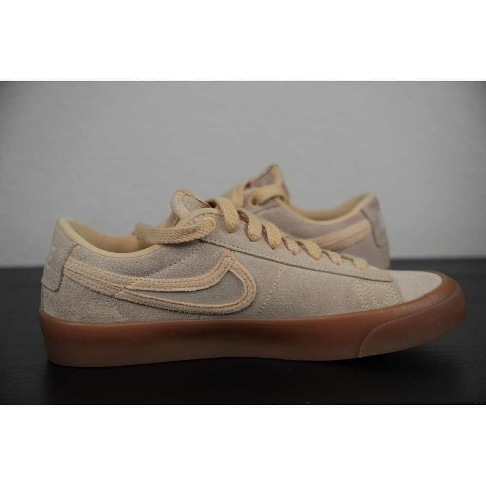 Nike SB Blazer Low GT Grant Taylor Suede Beige Gum Skate Shoes Women's Size 5.5 - Picture 13 of 14